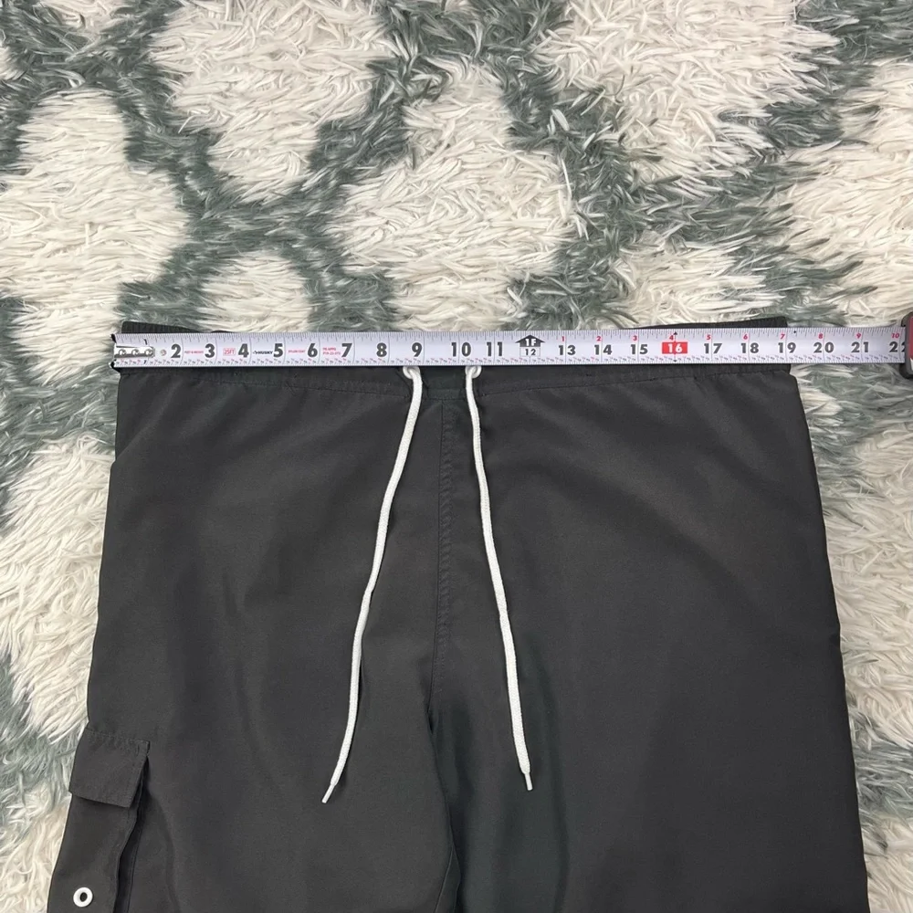 Disney Parks Men’s Black Swim Trunks With Liner Mickey Logo Size M